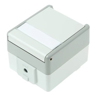 Siemens 16A Grey 1 Gang Plug Socket DELTA Outdoor Type F 5UB4713