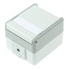 Siemens 16A Grey 1 Gang Plug Socket DELTA Outdoor Type F 5UB4713