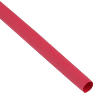 RS PRO Heat Shrink Tubing Red 4.8 mm Sleeve Diameter 1.2 m Length Polyolefin Flame Retardant 2:1 Ratio 398-307