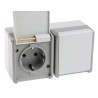 Siemens Outdoor 16A Grey 2 Gang Plug Socket DELTA Series Type F Surface Mount 250V 5UB4722