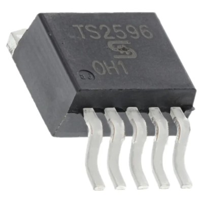 Taiwan Semiconductor 1-Channel Buck Converter 3A 37V 173kHz TO-263 6-Pin TS2596CM5 RNG