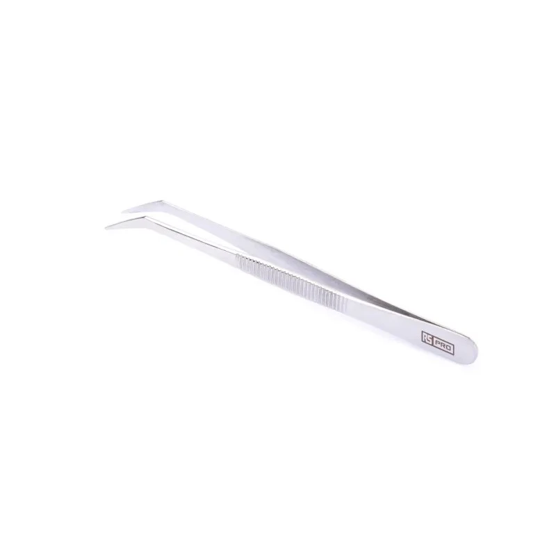 RS PRO 125mm Stainless Steel Blunt Tweezer 192-3655