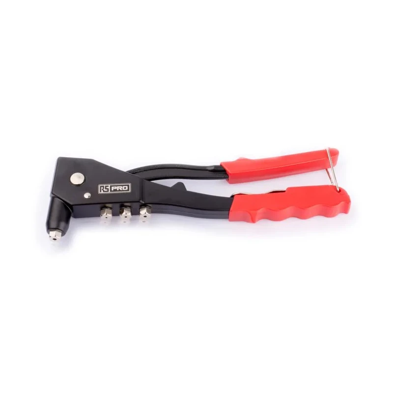 RS PRO Plier Type Rivet Gun Aluminium, PVC, Steel Body for 2.4 to 4.8mm Rivets 265mm Length 192-3666