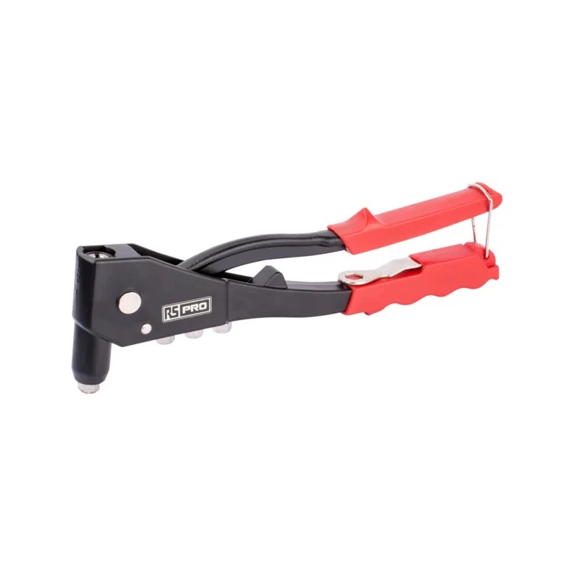 RS PRO Plier Type Rivet Gun Aluminium, PVC, Steel Body for 2.4 to 4.8mm Rivets 265mm Length 192-3666