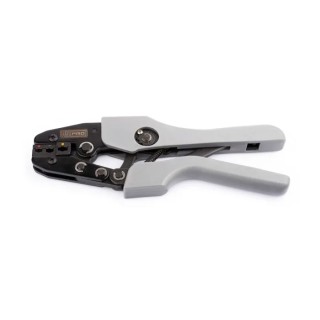 RS PRO Crimp Tool for Insulated Spade Connectors 0.5-6.0 mm² Soft Grip Handle 220mm 192-3665