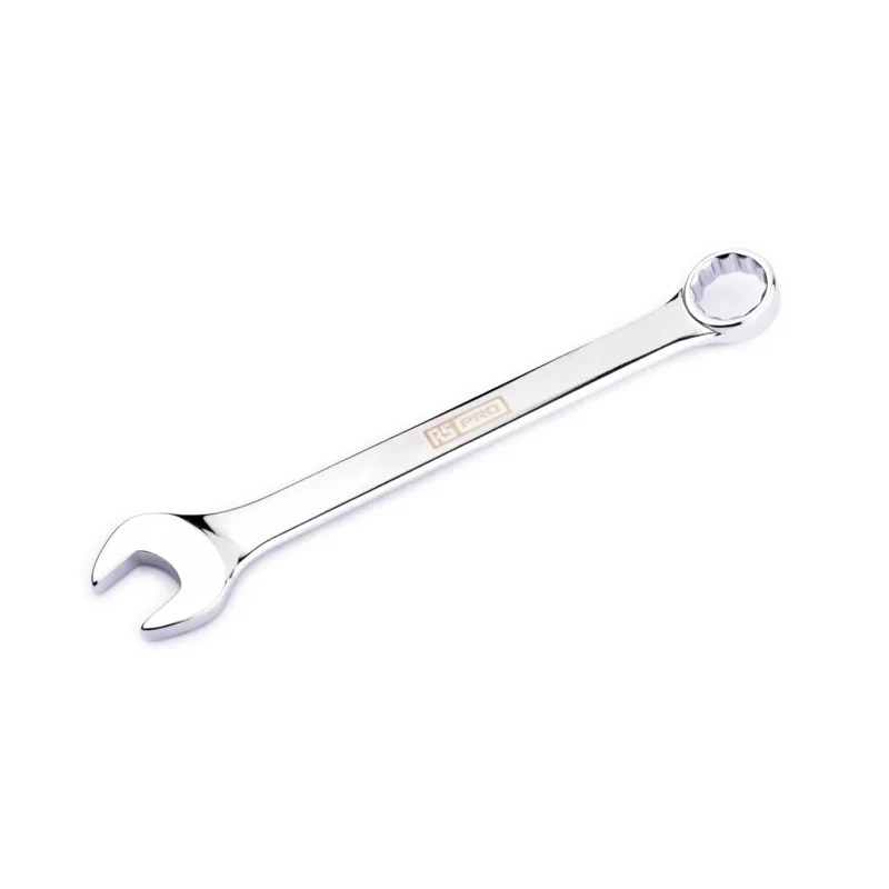 RS PRO Combination Spanner Chrome Vanadium Steel 22 mm Size, 260mm Overall Length, Chrome Finish 192-3706