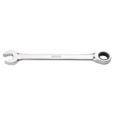 RS PRO Combination Spanner Chrome Vanadium Steel Ratchet Head, 174 mm Overall Length, Size 12 mm 192-3710