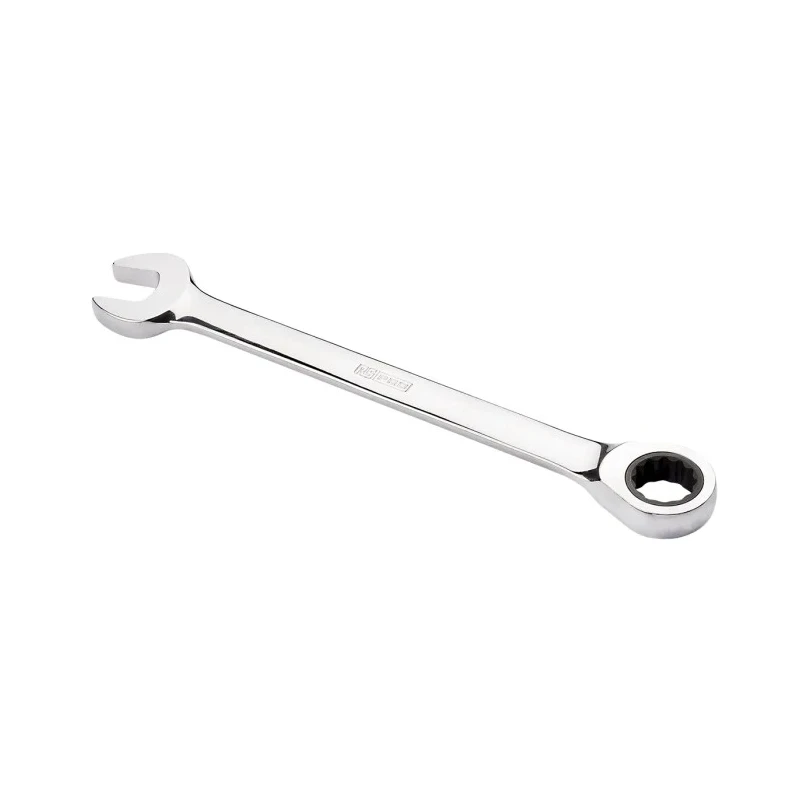 RS PRO Combination Spanner Chrome Vanadium Steel Ratchet Flat Head, 8 mm Size, 136mm Length 192-3707