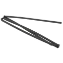 RS PRO Black Polyolefin Heat Shrink Tubing 6.4 mm Sleeve Diameter x 1.2 m Length Flame Retardant 2:1 Ratio 398-183