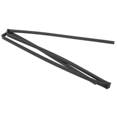 RS PRO Black Polyolefin Heat Shrink Tubing 6.4 mm Sleeve Diameter x 1.2 m Length Flame Retardant 2:1 Ratio 398-183