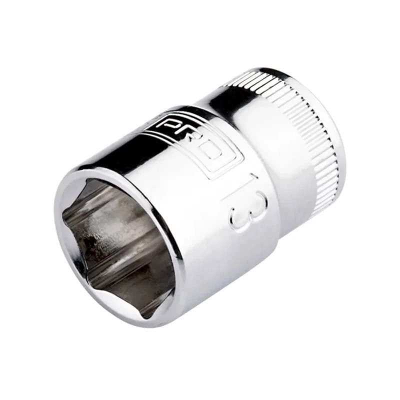 RS PRO 1/4 in Drive 8 mm 6 Point Hex Chrome Vanadium Steel Socket, 25mm Overall Length 192-3733