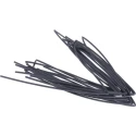 RS PRO Black Flexible Polyolefin Heat Shrink Tubing 1.6 mm Sleeve Diameter 1.2 m Length 2:1 Shrink Ratio 398-228
