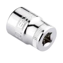 RS PRO 1/4 in Drive 13 mm 6 Point Hex Chrome Vanadium Steel Socket 25mm Overall Length 192-3738