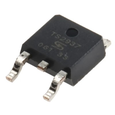 Taiwan Semiconductor Low Dropout Linear Voltage Regulator 26V Maximum Input Voltage TO-252 Package Surface TS2937CP33 ROG