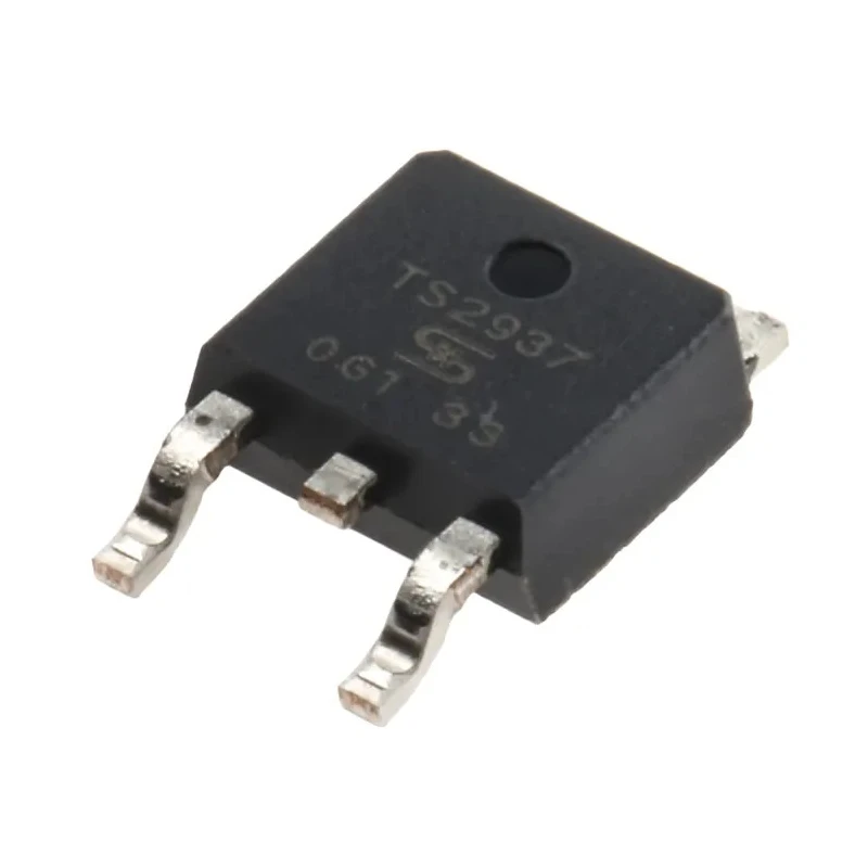 Taiwan Semiconductor Low Dropout Linear Voltage Regulator 26V Maximum Input Voltage TO-252 Package Surface TS2937CP33 ROG