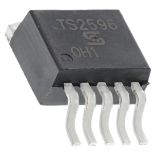 Taiwan Semiconductor 1-Channel Buck Converter 3 A 37V 173 kHz TO-263 6-Pin TS2596CM5 RNG
