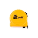 RS PRO 3 m Tape Measure Imperial Metric Yellow Plastic Case with 16mm Blade Width 192-3657