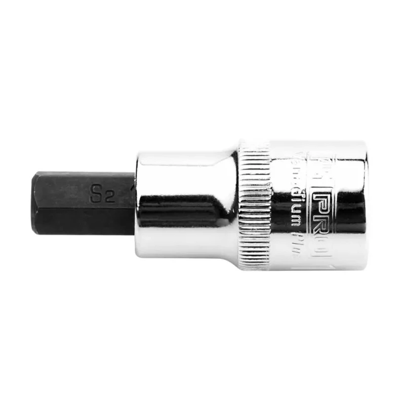 RS PRO 1/2 in Drive Bit Square Socket, Chrome Vanadium Steel, Chrome Finish, 55mm Overall Length 192-3786