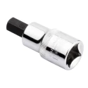 RS PRO 1/2 in Drive Bit Square Socket, Chrome Vanadium Steel, Chrome Finish, 55mm Overall Length 192-3786