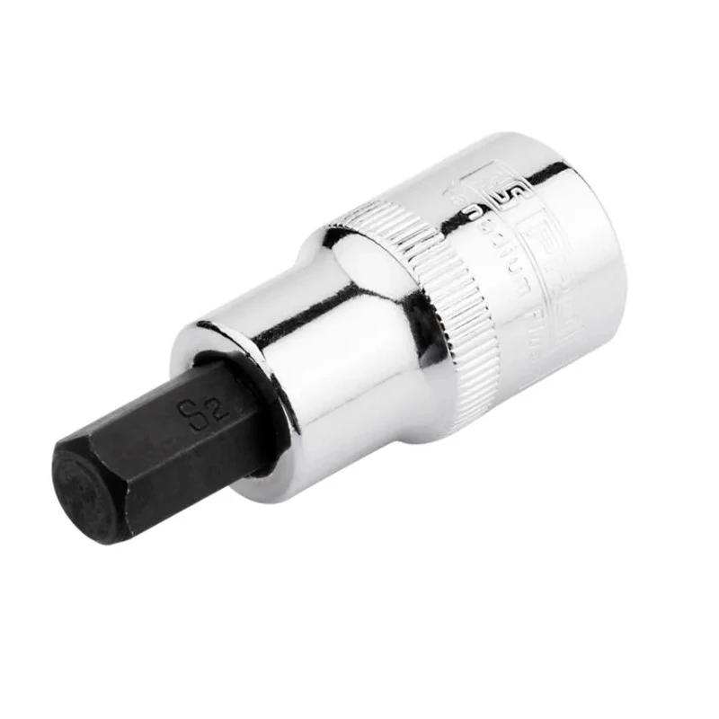 RS PRO 1/2 in Drive Bit Square Socket, Chrome Vanadium Steel, Chrome Finish, 55mm Overall Length 192-3786