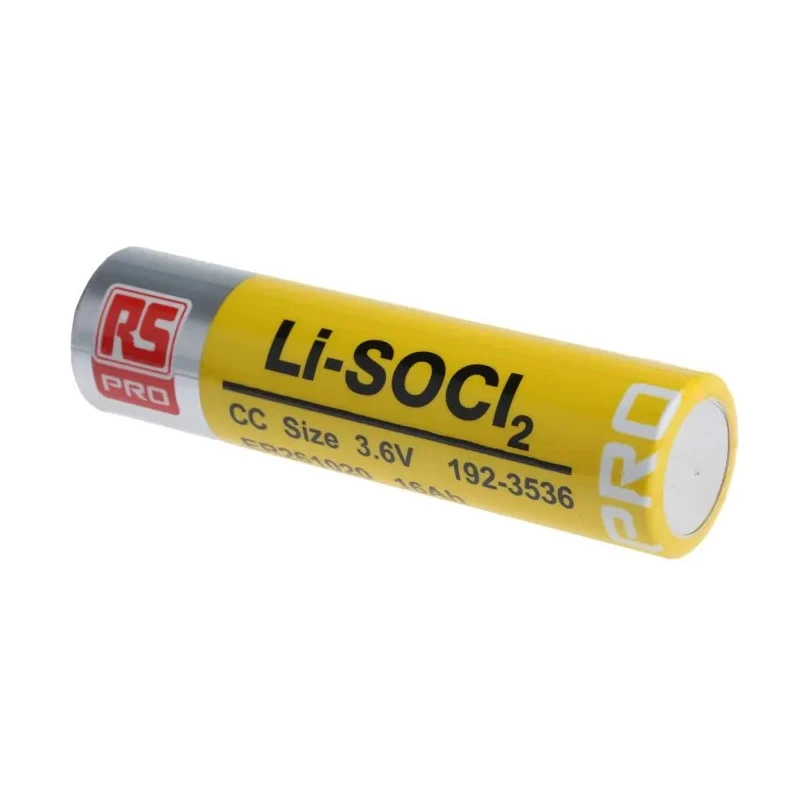 RS PRO Lithium Thionyl Chloride 2/3 CC Battery 3.6 V 16 Ah 26.2 mm 192-3536