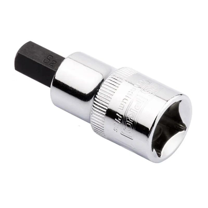 RS PRO 1/2 in Drive Bit Square Socket, Chrome Vanadium Steel, 55mm Overall Length 192-3789