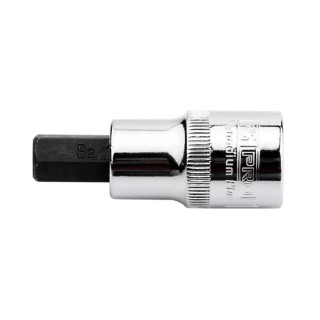 RS PRO Socket Bit Square Drive 1/2 in, Chrome Vanadium Steel, 55mm Overall Length 192-3790