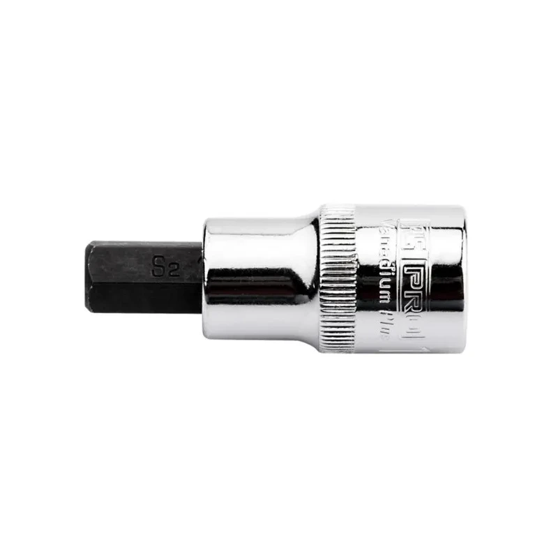 RS PRO Socket Bit Square Drive 1/2 in, Chrome Vanadium Steel, 55mm Overall Length 192-3790