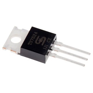 Taiwan Semiconductor Linear Voltage Regulator 40V Maximum Input Voltage TO-220 Package 3-Pin Through Hole Mount TS7824CZ COG