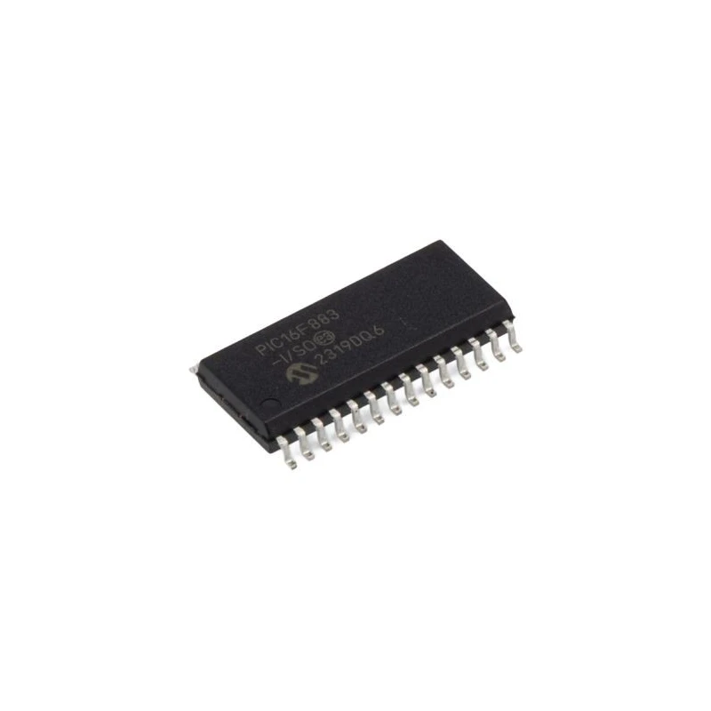 Microchip 8 bit PIC16F Microcontroller 20 MHz FLASH, 7kB Program Memory, 28-Pin SOIC PIC16F883-I/SO