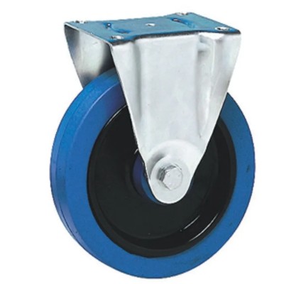 Guitel Hervieu Fixed Castor 400 kg Capacity 200 mm Wheel Diameter Elastic Tyre 5207224