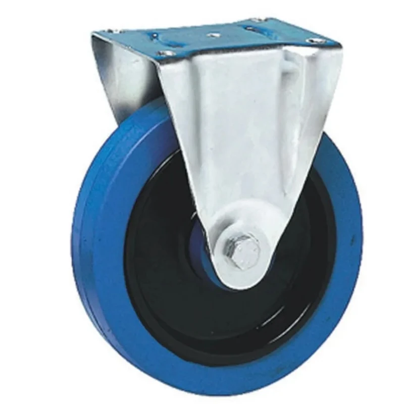 Guitel Hervieu Fixed Castor 400 kg Capacity 200 mm Wheel Diameter Elastic Tyre 5207224