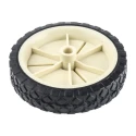 Guitel Hervieu Rubber Trolley Wheel 150mm Diameter 38mm Width 50kg Load Capacity 380071