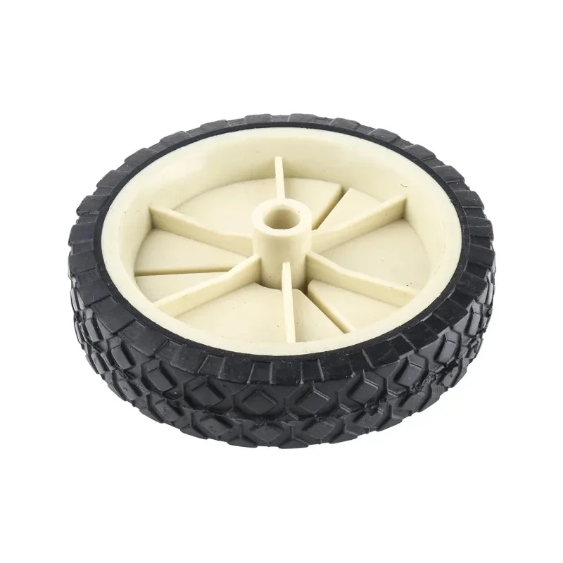 Guitel Hervieu Rubber Trolley Wheel 150mm Diameter 38mm Width 50kg Load Capacity 380071