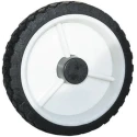 Guitel Hervieu Rubber Trolley Wheel 150mm Diameter 38mm Width 50kg Load Capacity 380071