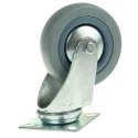 Guitel Hervieu Swivel Castor 70 kg Load Capacity 100 mm Wheel Diameter Rubber Wheel 66807