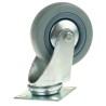 Guitel Hervieu Swivel Castor 70 kg Load Capacity 100 mm Wheel Diameter Rubber Wheel 66807