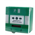 RS PRO Green Emergency Exit Unlocking Box Button Operated Resettable Mains-Powered 192-4550