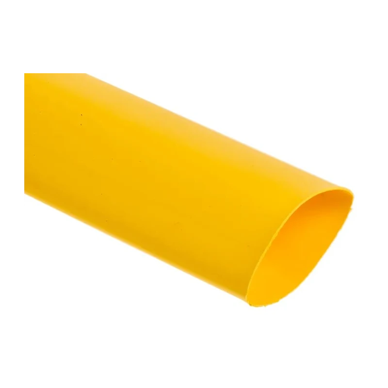 RS PRO Heat Shrink Tubing Yellow Polyolefin Flame Retardant 19.1 mm Sleeve Diameter 1.2 m Length 2:1 Ratio 399-631
