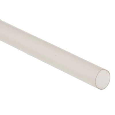 RS PRO Halogen Free Clear Polyolefin Heat Shrink Tubing, 6.4 mm Sleeve Diameter x 1.2 m Length, 2:1 Shrink Ratio 399-934