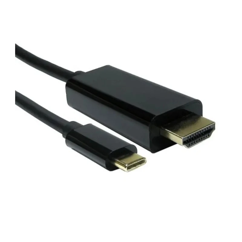 RS PRO IC Socket USB Cable Male USB Type C to Male HDMI USB 3.1 Black 3m 192-4698