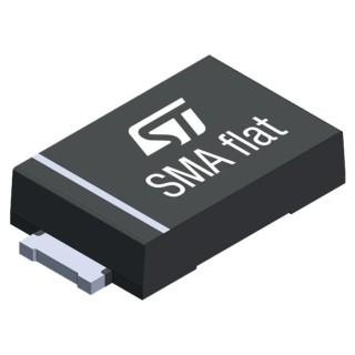STMicroelectronics 1-Element Uni-Directional TVS Diode, 600 W, 2-Pin SMA Flat SMA6F22AY