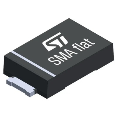 STMicroelectronics 1-Element Uni-Directional TVS Diode 600 W, 2-Pin SMA Flat SMA6F23A