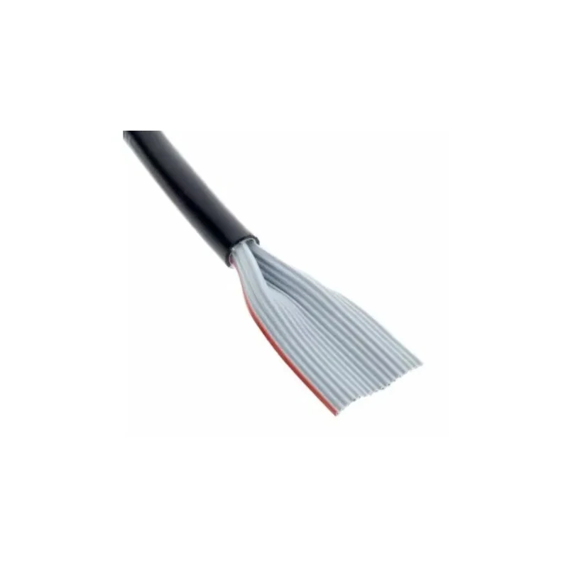 3M 3759 Series Round Ribbon Cable, 10 Conductors, 1.27 mm Pitch, 28AWG Stranded Tin Copper, 30 m Length 3759-10