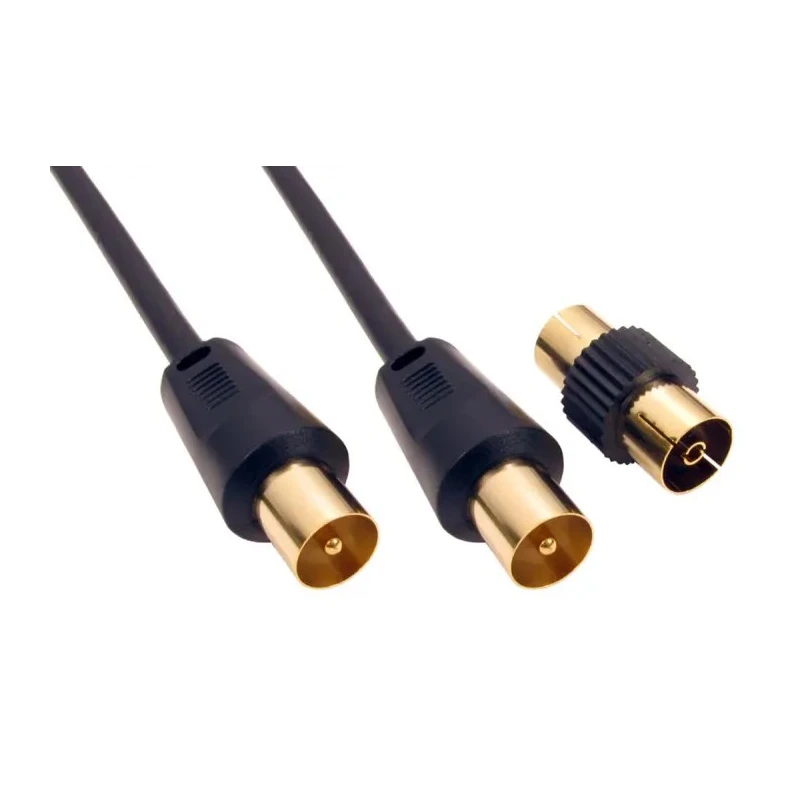 RS PRO 10 m RF Coaxial Coaxial Cable 75 Ω Black Terminated 192-4492