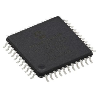 Microchip PIC18F4553-I/PT 8-bit PIC18F Microcontroller 48 MHz 32 kB FLASH 256B RAM 44-Pin TQFP