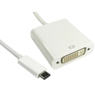 RS PRO USB Type C to DVI-D Adapter Cable 1 Supported Display 1080P Resolution 15 cm Length 192-4690