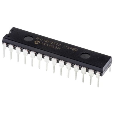 Microchip 8-bit PIC18F Microcontroller 40 MHz, 32 kB Program Memory, 256B FLASH, 28-Pin SPDIP PIC18F2523-I/SP