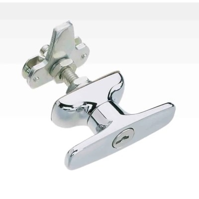 Southco Black Keyed Locking Latch 32 mm Panel-to-Tongue Depth 21 mm 92-21-511