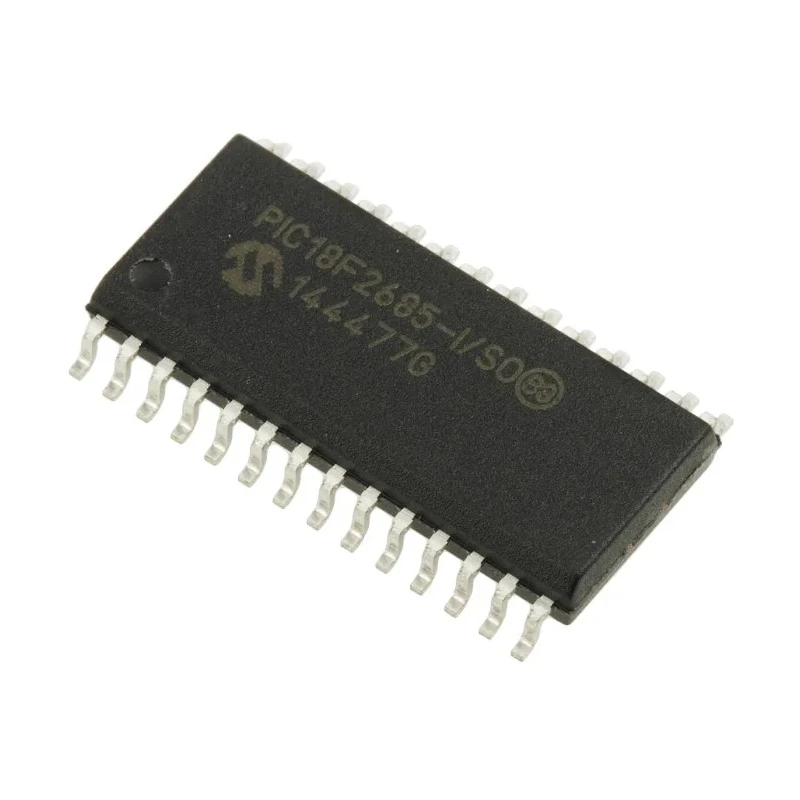 Microchip PIC18F 8-bit PIC Microcontroller, 96kB FLASH, 33 I/Os, 40 MHz, 28-Pin SOIC PIC18F2685-I/SO